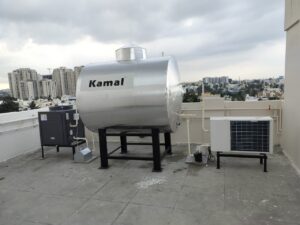 Kamal Heat Pump 2000L MS Epoxy Storage Tank