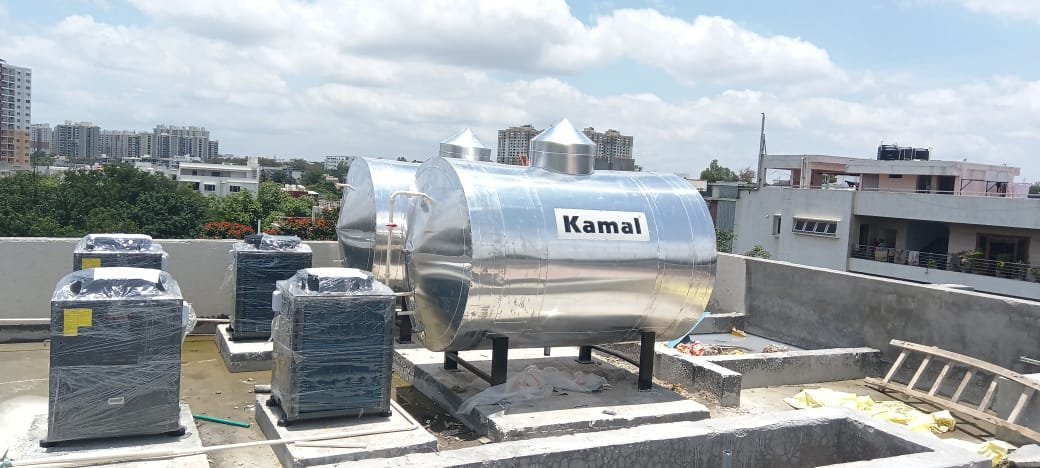 Kamal Solar 5000 Litre MS Epoxy Coated Heat Pump