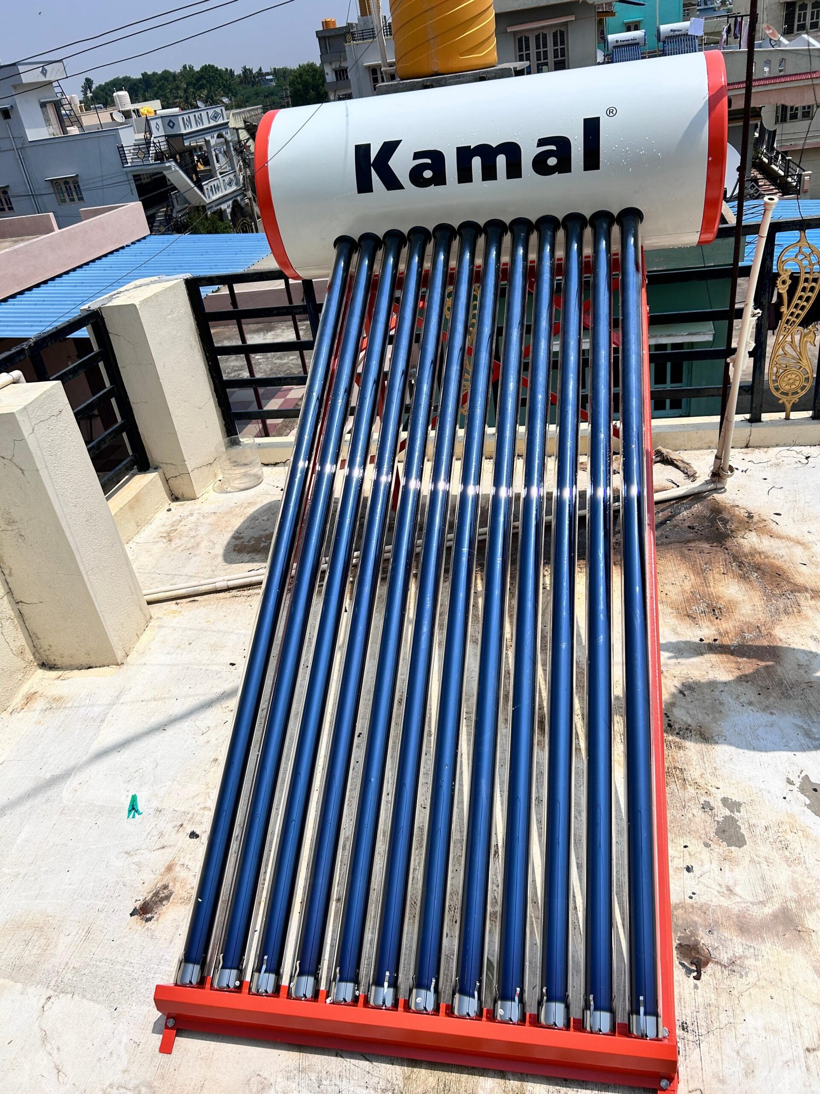 Kamal Solar ETC Water Heater With Air Vent Technology - Image 3