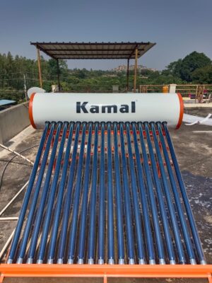 Kamal Solar ETC Water Heater With Air Vent Technology