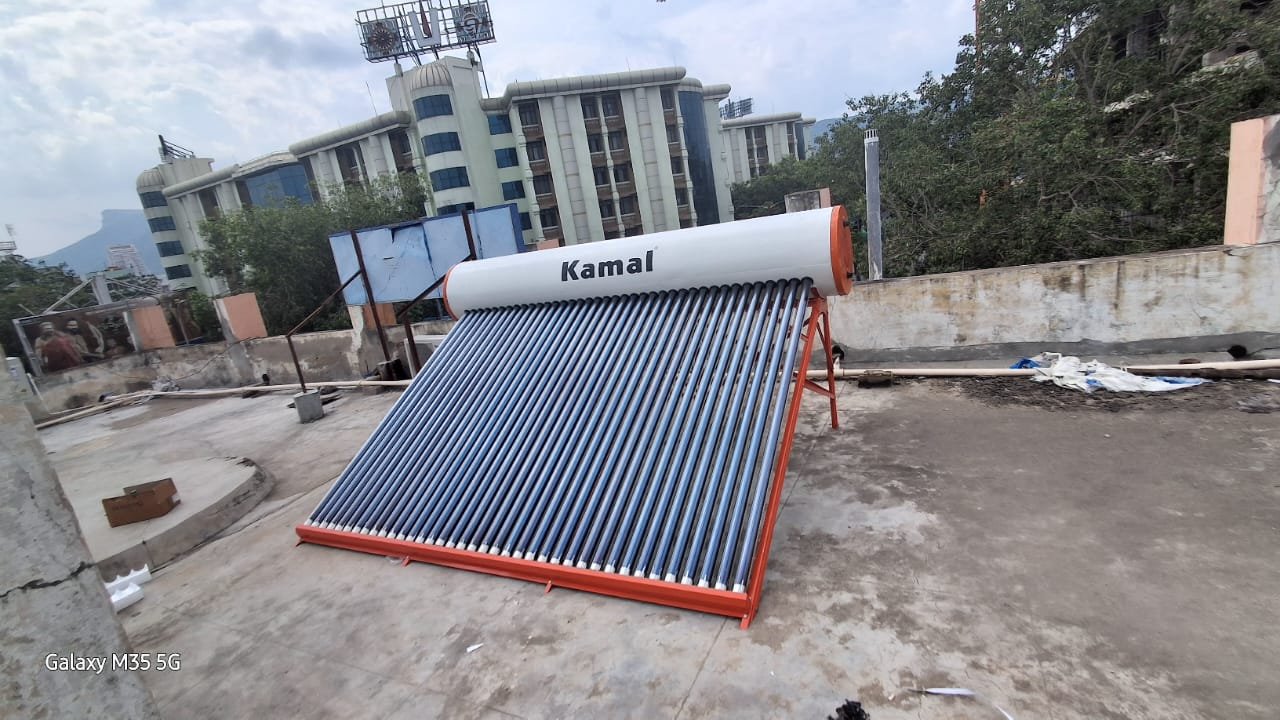 Kamal Solar ETC Water Heater With Air Vent Technology - Image 7