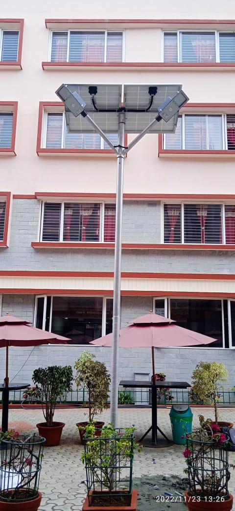 Kamal Solar 30W Dual-Arm LED Street Light