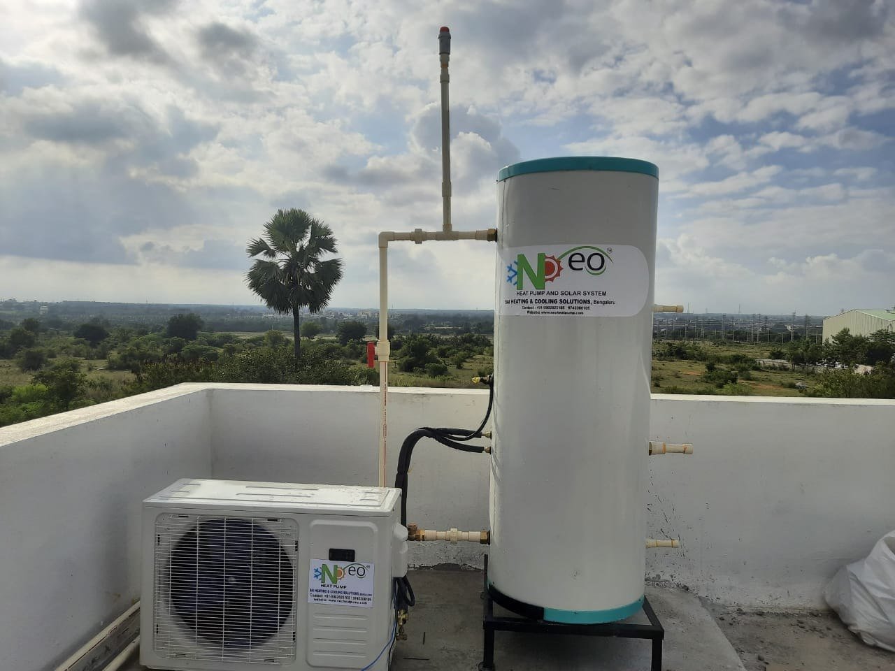 NEO Air-Source Heat Pump Water Heater - 550 LPH