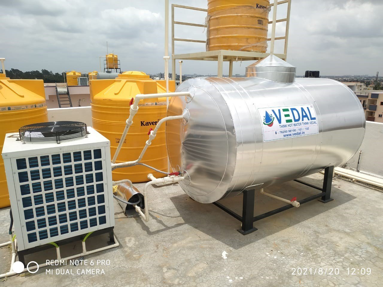 Vedal VET 5HP Apartment Air-Source Heat Pump